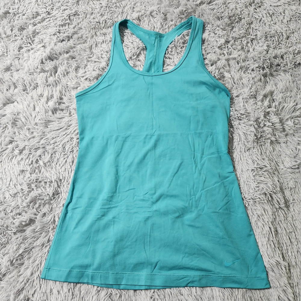 Nike Turquoise Dri-Fit Racerback Tank Top